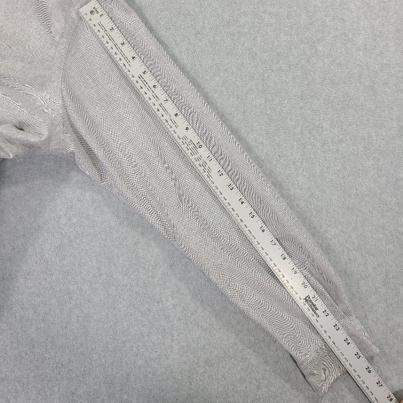 Ralph Lauren Mens Large Button Down Shirt LS Gray Flesh Pony - Picture 10 of 14